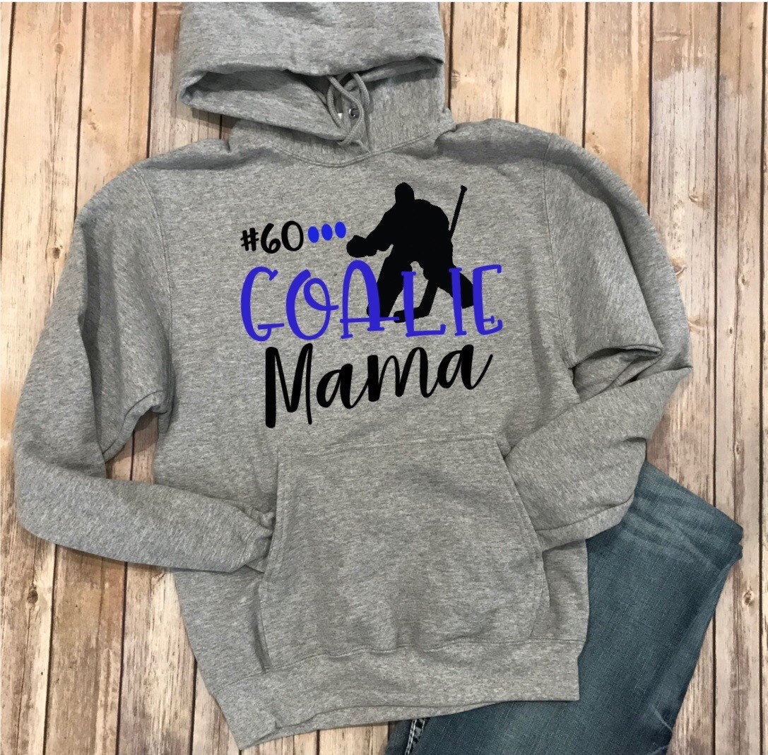 Hockey Goalie Mom Sweatshirt Hockey Goalie Mom Shirt hockey Etsy
