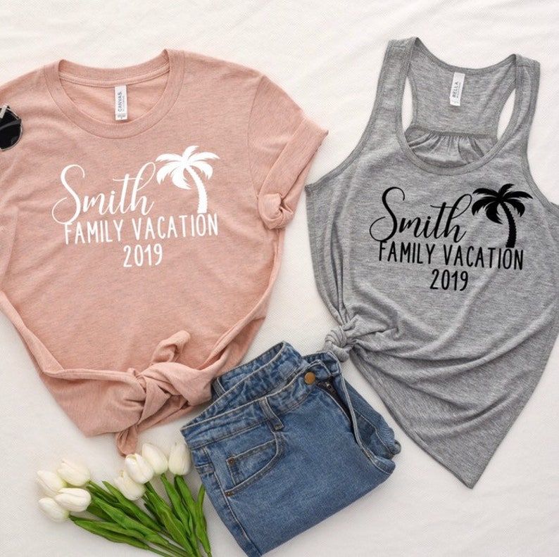 Personalized Family Vacation Shirt Family Vacation T Shirts Etsy Hong
