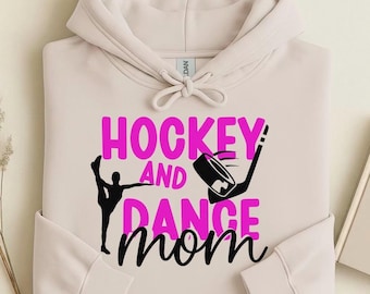 Sweat-shirt pour maman hockey et danse, chemise maman hockey, chemise maman danse, chemise maman, chemise hockey, chemise danse
