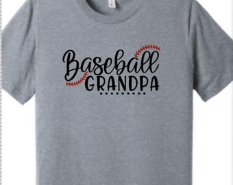 Chemise de grand-père de baseball, chemise pour grand-père de baseball, cadeau pour grand-père, cadeau de fête des pères, chemise de baseball de grand-père, t-shirt de baseball, chemise de papa