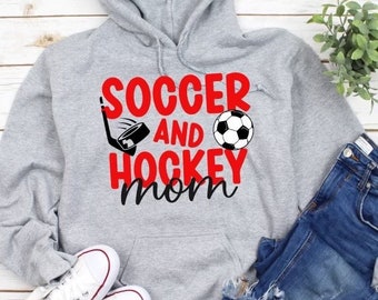 Sweat-shirt de maman de football et de hockey, chemise de maman de football, chemise de maman de hockey, chemise de maman, chemise de football, chemise de hockey, t-shirt de maman, football, hockey