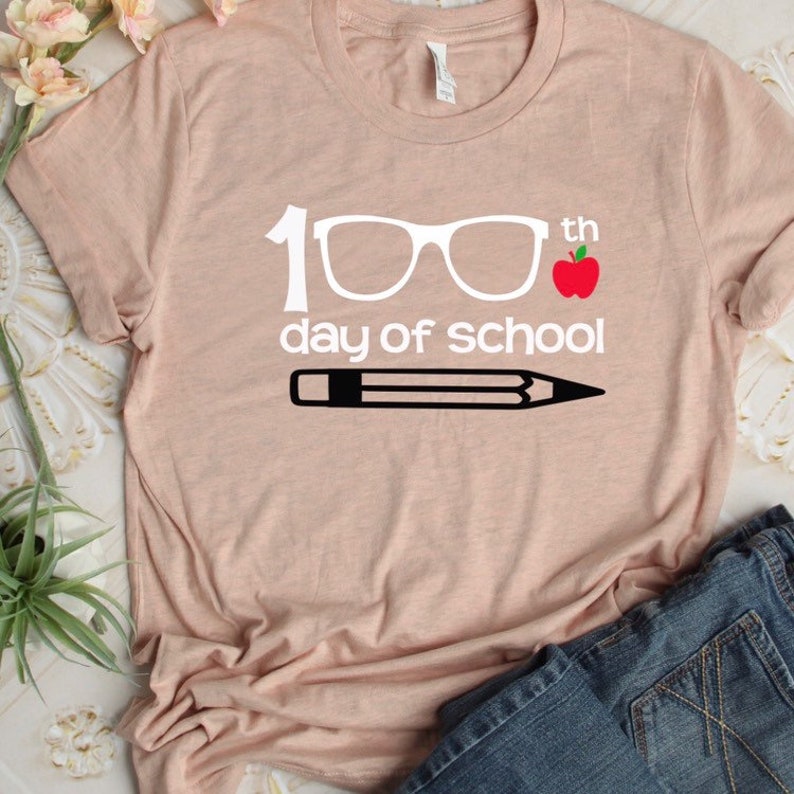 100th Day of School Shirt 100 Days of School Shirt Teacher | Etsy