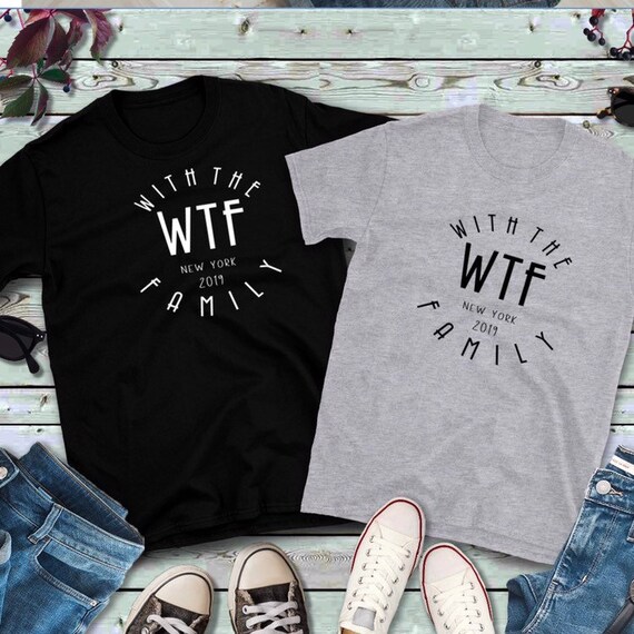 WTF With the Family Personalized Family Vacation Shirt, Family Vacation t shirts, Womens Camping Shirt, Vacation tees, Graphic Tee
