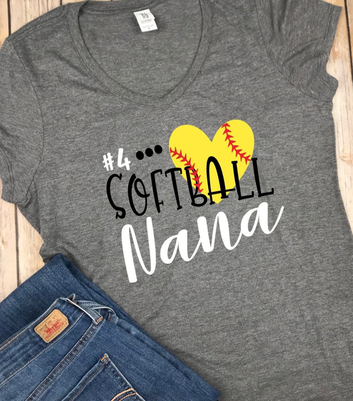 Softball Nana Shirt baseball nana shirt mom life shirts Etsy