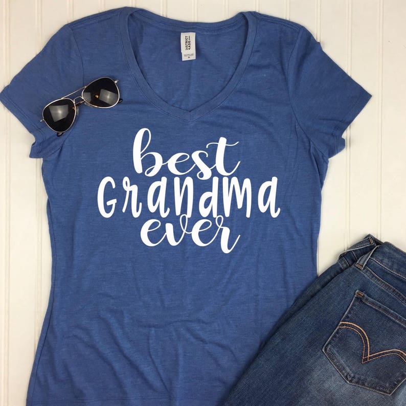 Best Grandma Ever Shirt / Christmas Gift for Grandma / Grandma Etsy