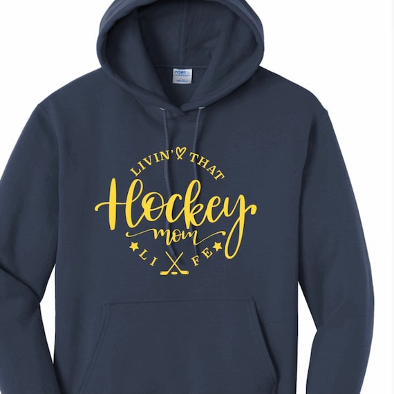 Hockey Mom Hoodie Sweatshirt, Hockey Mom Shirt, Mom Life Shirts, hockey Sweathshirt for Mom, Mothers Day Gift, Christmas Gift, Hockey Hoodie