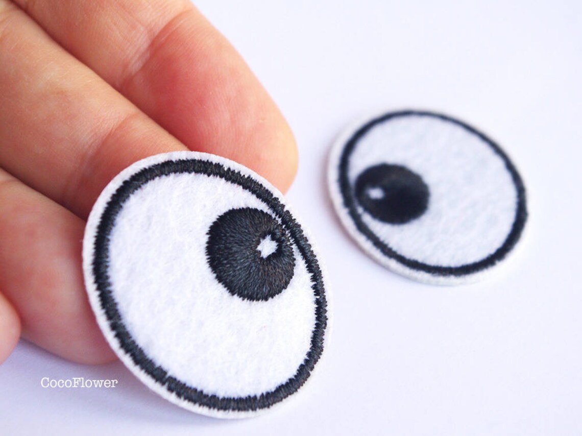 Patch oeil écusson yeux bleu cartoon yeux poupée à coudre | Etsy
