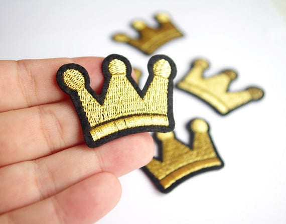 PRINCESS CROWN Iron On Patch