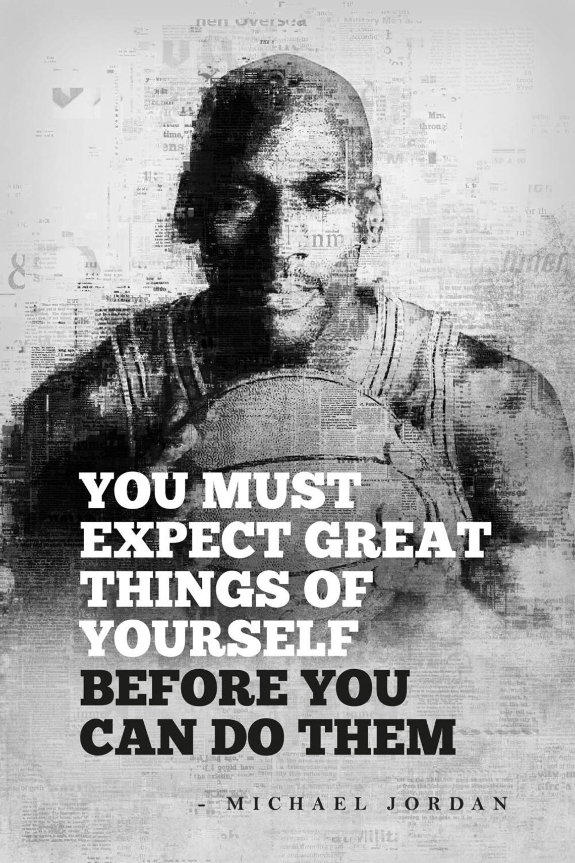 Michael Jordan Quote Motivational Wall Art Motivational Etsy