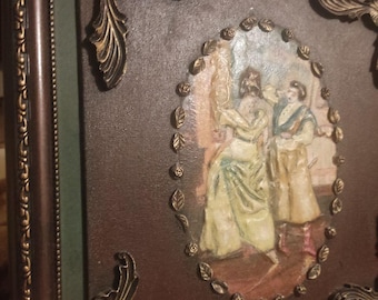 Letrero de boda acrílico/pareja/arte barroco