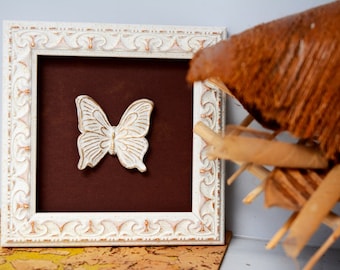 Burgundy wall decor butterfly wall art