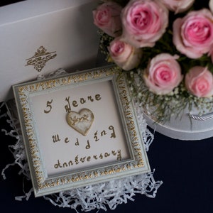 1 year anniversary golden 5th iron 10st, cotton