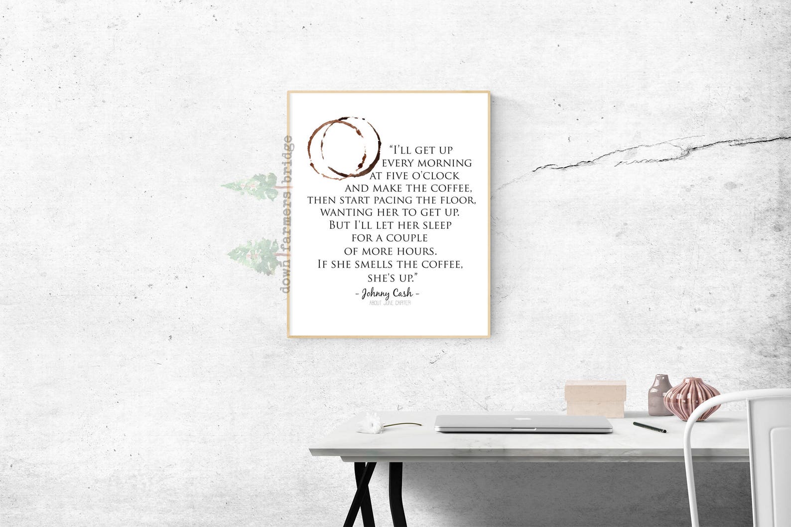 Johnny Cash Quote Print, June Carter Print, Johnny Cash Coffee, Johnny ...