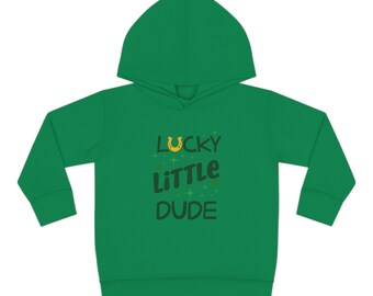 Toddler Boy St. Patricks Day Hoodie - Lucky Little Dude