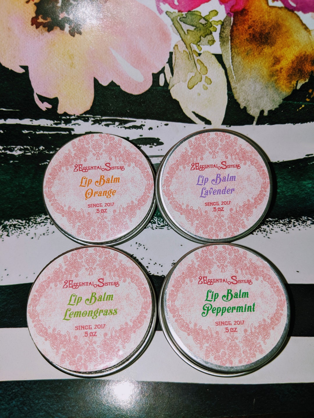 Lip Balm Tins Etsy