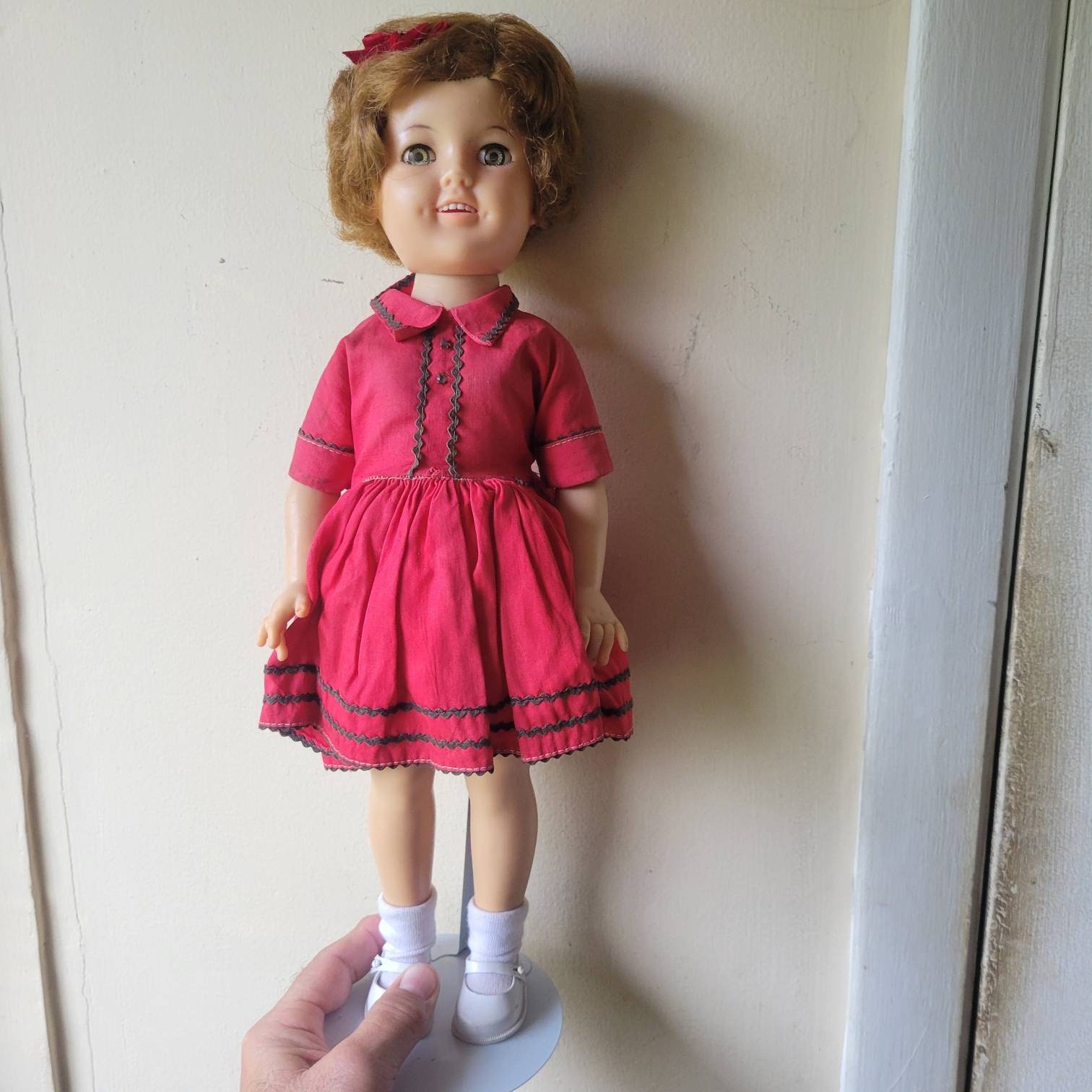 Vintage life sales size walking doll