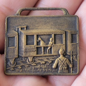 Railroad pocket watch fobs sale