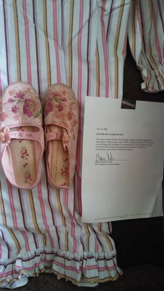 Kit Kittredge American Girl Movie Wardrobe Abigail Breslin Screen Worn Pajama Oufit With Shoes COA Etsy UK