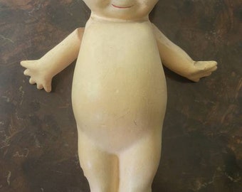 Vintage Kewpie Chalkware Doll c1930s Depression Era 12" Tall Scarce