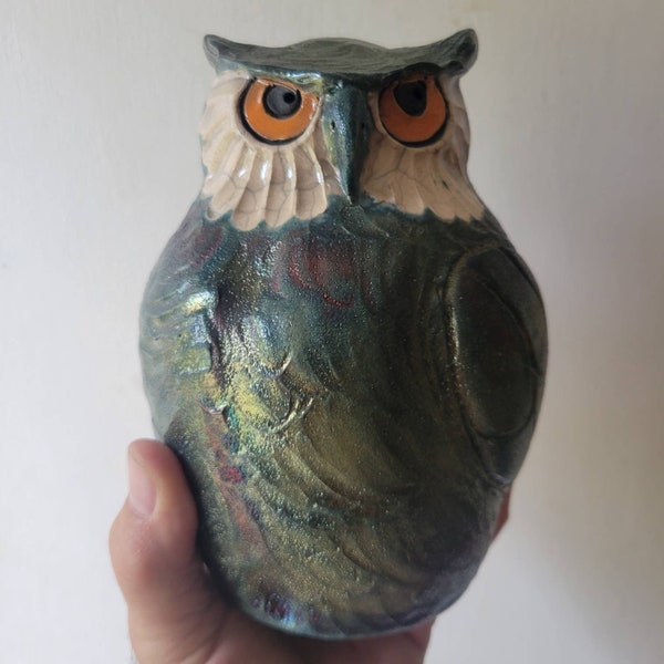 Pottery Owl - Etsy