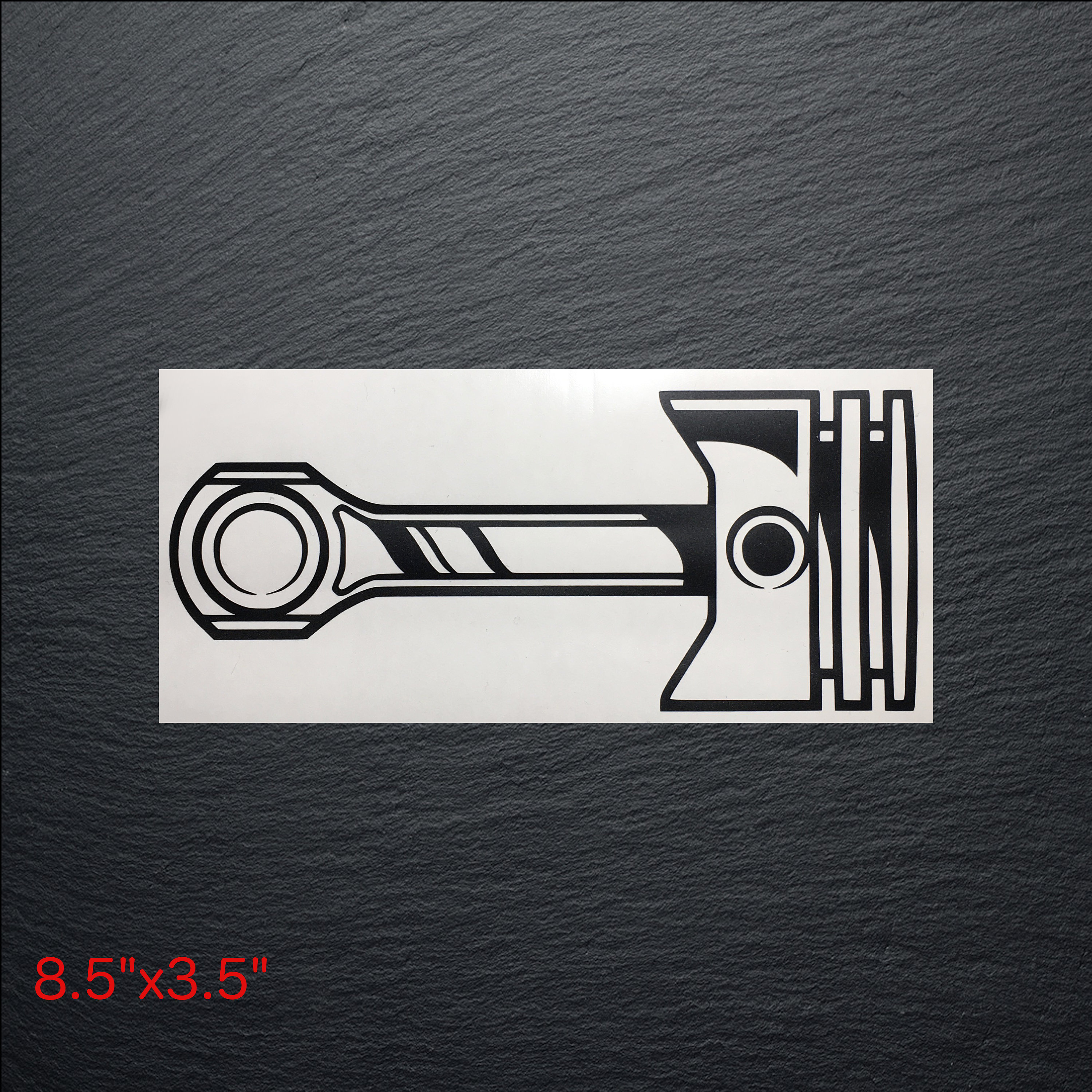 Piston Vinyl Decal Car Decal Laptop Decal Etsy