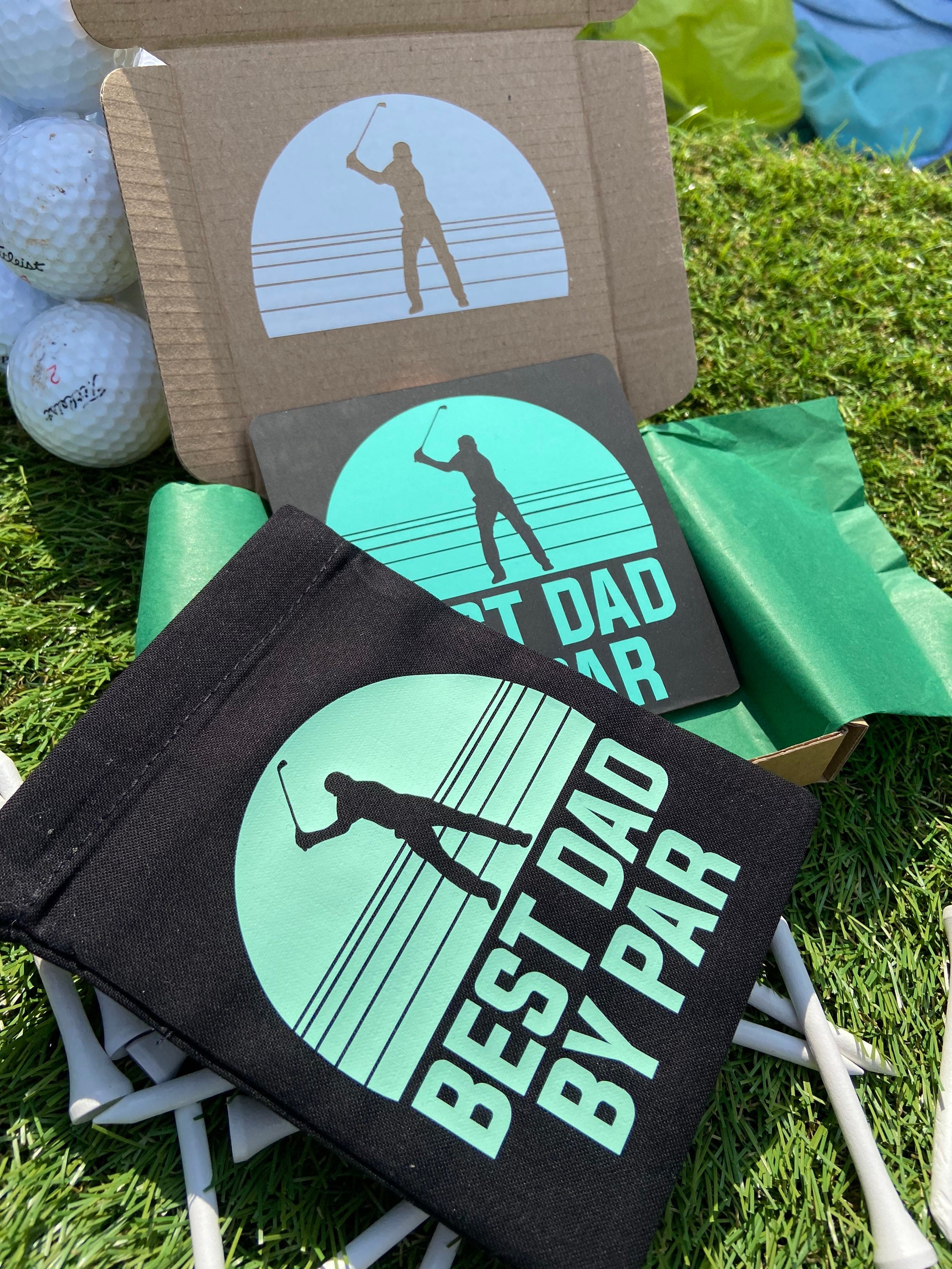 Fathers Day Golf Gift Set 'Best Dad by Par' Golf Etsy