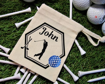 Personalised Mens Tee Bag | Men's Golf gift | Golf Bag | Accessories | Personalized