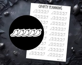 Reading Tracker Stickers: Gewürzzahlen für Bücher und Filme