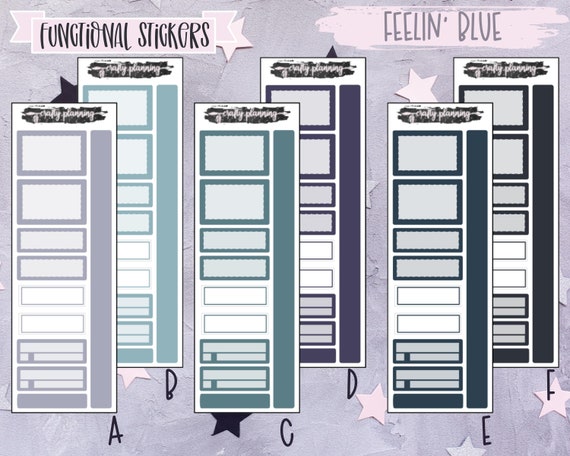 Functional Ess Sticker Blue Stickers Functional Planner Stickers Stickers Functional Stickers ...