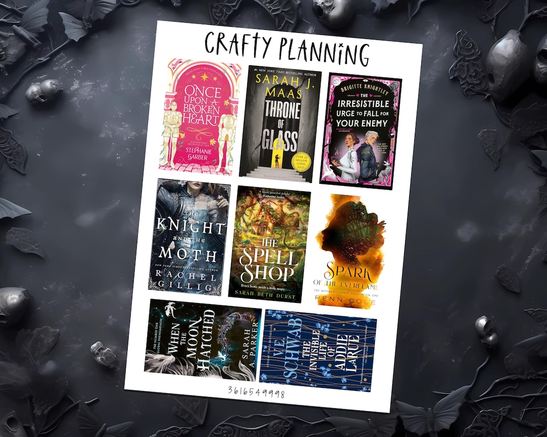Custom Book Cover Stickers for Planners and Journals - Etsy