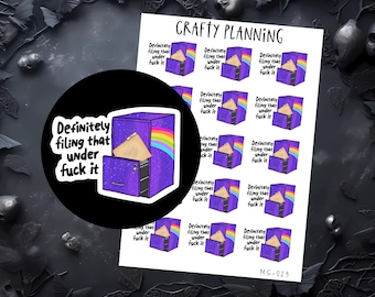 Sassy Swear Stickers: Funny Planner and Journal - Matte or Vinyl