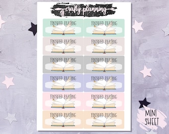 Open Book Stickers, Book Stickers, Reading Stickers, Journal Stickers ...