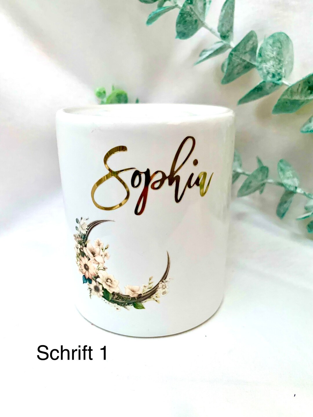 Sparglas Mit Korkdeckel 'Wunscherfüller' - Dekorative Spardose 13x13x14 Cm