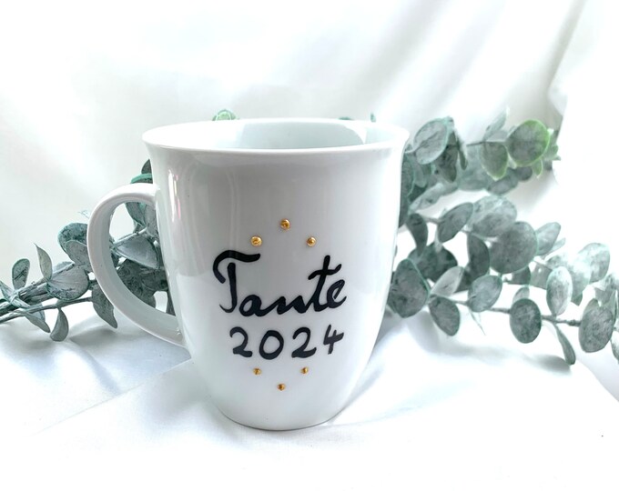Tante 2024 Große Tasse für werdende Tante personalisierbar Etsy 日本