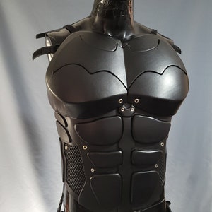 Bat Arkham Costume Leather Armor Cosplay imagen 3