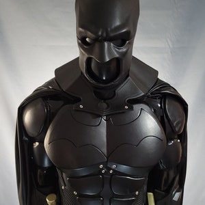 Bat Arkham Costume Leather Armor Cosplay imagen 6