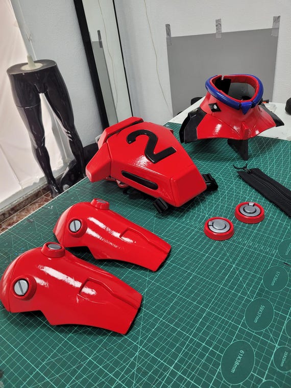 Asuka Costume Packback, Neck, Shoulders - Etsy