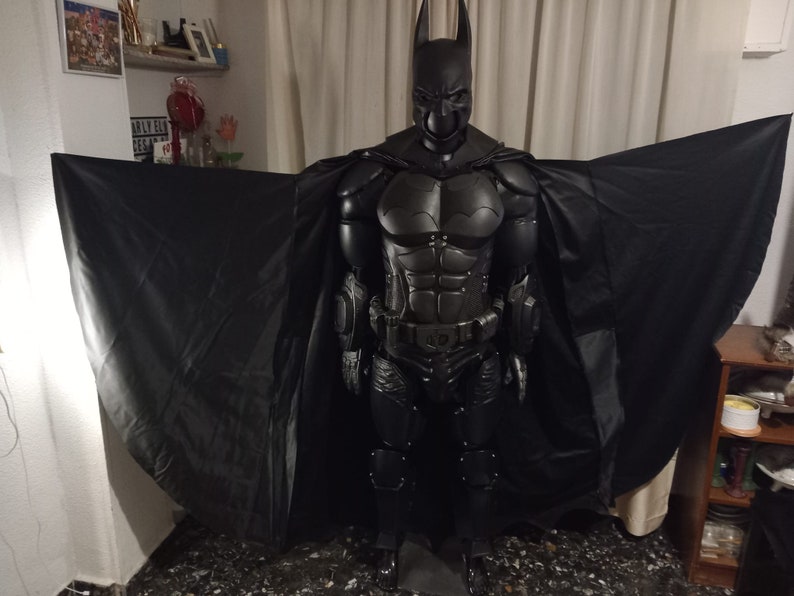 Bat Arkham Costume Leather Armor Cosplay imagen 7