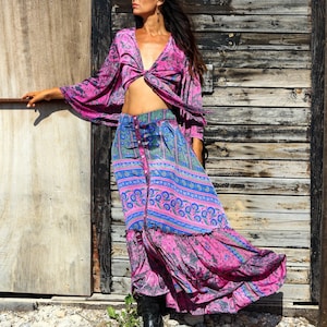 Gypsy Skirt Top Etsy UK