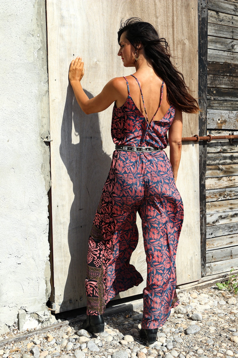Jumpsuit long Whole monkey One Piece Suit Boho chic Ibiza Style