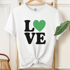 Love T-Shirt, Vegan Shirt, Plant Based Tee, Vegan Clothing, Cruelty Free Clothing, Vegan Gift, Ethical Fashion Gift