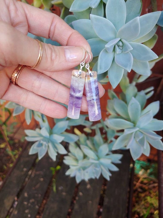 Tiffany gemstone earrings. Sterling silver  earrings.