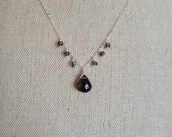スモーキークォーツネックレス - スモーキークォーツペンダント