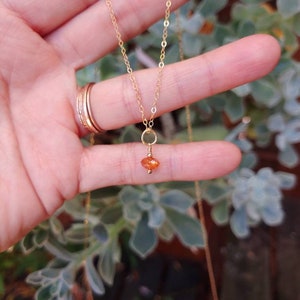 Dainty sunstone pendant.  Sunstone necklace.  Silver sunstone.  Gold sunstone  Rose gold sunstone necklace.  Sunstone charm