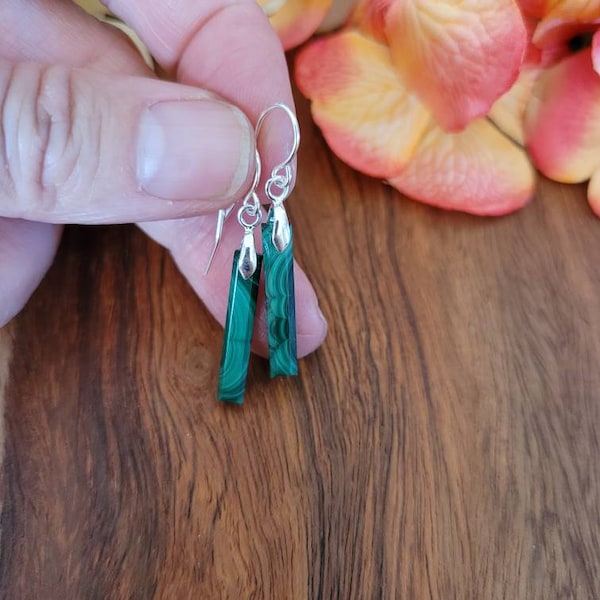 Malachite Pia Earrings main image 1