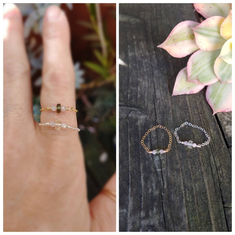 Real Moldavite Or Libyan Desert Glass With Kunzite Tektite Etsy