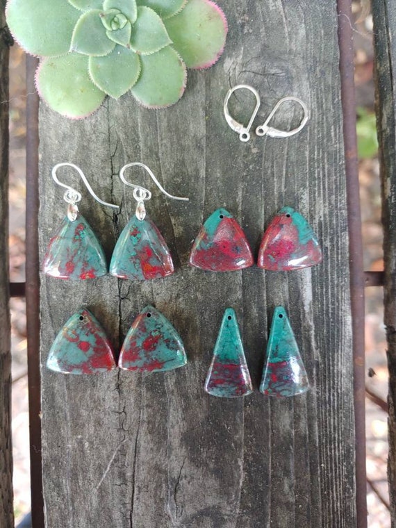 Sonora sunrise cuprite earrings. Sonora sunset earrings. Sonoran sunset earrings. Silver only available