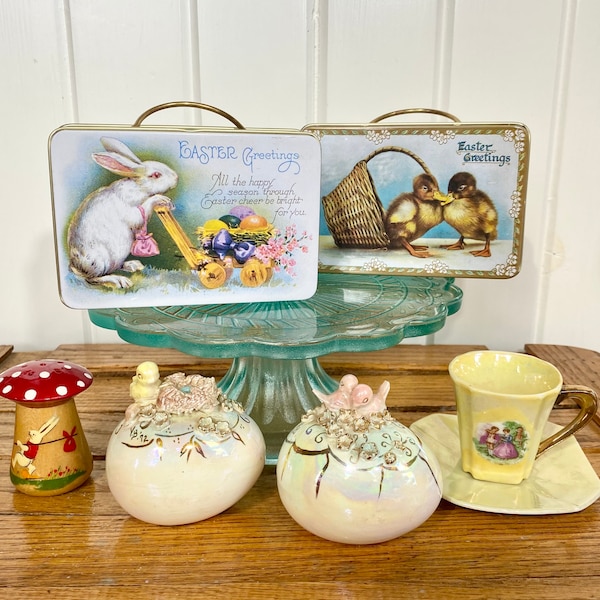 Vintage Easter Eggs Etsy