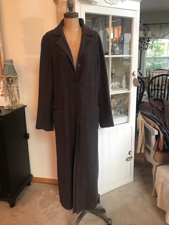 Wool coat, wool duster, long wool coat