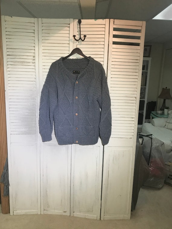 vintage knit cardigan, vintage women cardigan, vin